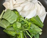 カブと豚肉の卵とじ作り方3写真