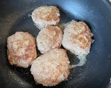 玉ねぎとにんじんのハンバーグ作り方4写真