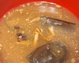 茄子となめこの味噌汁作り方8写真
