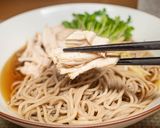 鶏とかいわれの冷たいお蕎麦作り方10写真