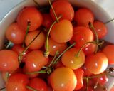 Cherry and Peach mousse作り方1写真