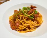 フレッシュ🍅ミニトマトだけde本格ナポリタン♫作り方8写真
