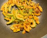 黄色の完熟ゴーヤの佃煮風作り方4写真