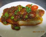 えだまめと豚肉のトマトソース和え作り方3写真