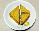 ミニ三角の厚揚げとパプリカの甜麺醤炒め作り方1写真