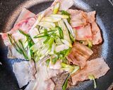 メイン食材3つ！柚子胡椒が効いた豚ねぎうどん作り方2写真