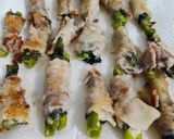豚バラ肉の大葉チーズのししとう巻き作り方11写真