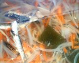 舞茸の重ね煮を入れて☆うま味かき玉味噌汁作り方2写真
