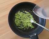 えびとアボカドのジェノベーゼ風パスタ作り方6写真