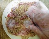 豚肩ロースの胡麻味噌焼き作り方3写真
