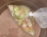 湯煎で作る🍲具だくさんの野菜スープ作り方8写真