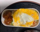 レンジ簡単洋風甘辛キムチオムライス弁当作り方16写真