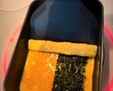 一度で作る♪海苔ハーフ卵焼き(お弁当)作り方3写真