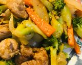 豚肉のオイスターソーズ＆XO醤の野菜炒め作り方4写真