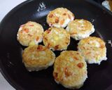 サツマイモがうまい豆腐と鶏のハンバーグ作り方7写真