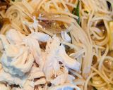 コク旨、鶏ささみとズッキーニのバター醬油パスタ作り方5写真
