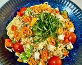 イカの塩辛☆柚子胡椒☆納豆麹の冷製パスタ作り方15写真