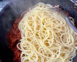 私のミ一トソーススパゲッティ作り方9写真