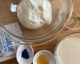 夏に最適！リナブルーで涼感ラッシー作り方1写真