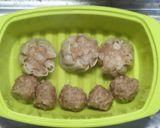 ヤンニョム焼売・鶏団子・ポーク・チキン丼作り方4写真