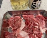 お弁当にも♪豚こま肉のケチャップ炒め作り方1写真
