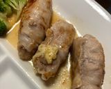 豚薄切り肉のチーズ巻き＆ソーセージ巻き作り方5写真