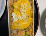 レンジ簡単クリーミー麻婆味オムライス弁当作り方13写真