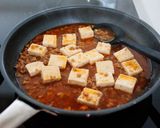 【小松菜えのきの味噌麻婆豆腐】旨辛10分♪簡単⭐︎作り方3写真