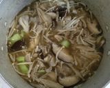 ブロッコリーと 鶏ひき肉 きのこの オイスター煮作り方5写真