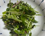 簡単☆ほうれん草と水菜の簡単サラダ作り方2写真