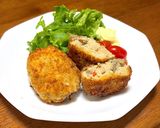 しっとりホクホク!おから煮リメイクコロッケ作り方5写真