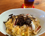 柚子ごしょうとイカの焼きそうめん作り方7写真