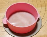 枇杷ゼリーとマンゴーチーズムースケーキ作り方3写真