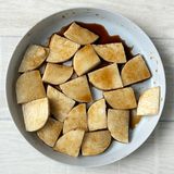 長いもの肉巻きとピーマンの塩炒め作り方2写真
