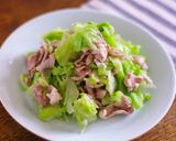 レンジで★きゃべつと豚こま肉の塩蒸し作り方5写真