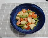 長芋とニンジンの甘酢炒め作り方5写真