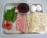 夏にさっぱり☆冷しゃぶうどん作り方1写真