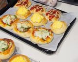 HBで生地作り ピザ＆卵＆ウインナーパン作り方23写真
