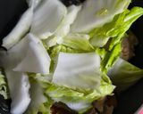 鯖缶の白菜めんつゆ炒め作り方3写真
