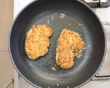 せんべい衣のチキンカツ作り方4写真