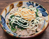 豚コマとほうれん草の卵炒めからのポパイ丼作り方10写真