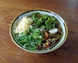 山菜とめかぶの蕎麦作り方6写真