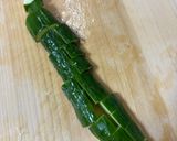 長芋ときゅうりのわさび醤油あえ作り方3写真