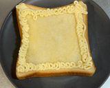 目玉焼きトースト作り方2写真