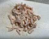 ほぐしチキンのゴマだれぶっかけそうめん作り方3写真
