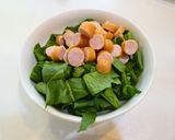 【コンロ】ケーキ風スパニッシュオムレツ作り方1写真