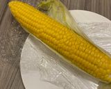 【簡単】レンジでトウモロコシ作り方3写真