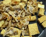時短簡単 豚こま肉と厚揚げの味噌炒め作り方5写真