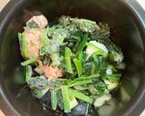【糖尿病】とりな草おじや 492kcal作り方5写真