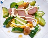 朝食に！ウインナーエッグきゅうり作り方8写真